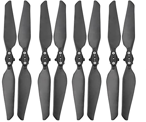 KLAPR Schnellverschluss-Propeller für FIMI X8 SE 2020 Drohne Ersatzklingenschrauben Faltrequisiten Ersatzteile Flügelventilator Zubehör (Farbe: 8 Stück (4 Paar))