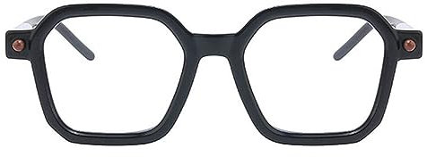 AOOLIA Lesebrille, Blaulichtfilter Brillefur Damen Herren, Federscharnier Anti-Müdigkeit Lesehilfe Gläser (Schwarz/Weiß, 1, Dioptrien)