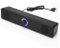 Jectse USB Computer Speakers, HiFi Sound Desktop Sound Bar, Gaming Mini Sound Bar External Speaker with Volume Knob, 3.5mm Wired PC Speakers for PC Laptop Tablet for PS5