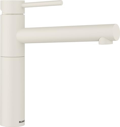 BLANCO ALTA II | Grifo de cocina en blanco suave | Alta presión | Válvula antirretorno | Cartucho de cerámica | Calidad del agua asegurada y ahorro de agua