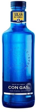 Agua Caja de 24 unidades Solán Gas Botellín Tercio 33 cl