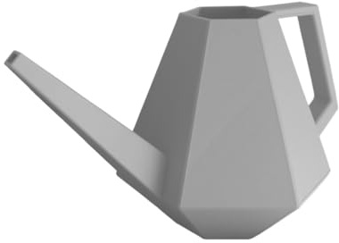 Shapes - Decorations Watering Can Premium Gießkanne 1,3L Hellgrau, Giesskanne Zimmerpflanzen Indoor Outdoor, Blumengießkanne für Pflanzen Garten Balkon Topfpflanzen Gazzaladra Design