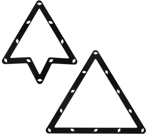 PATIKIL 2 Pcs Magic Rack, 8, 9, and 10 Ball Combo Pack Magic Ball Rack Sheet Pool Rack Table Ball Holder Billiards Accessories