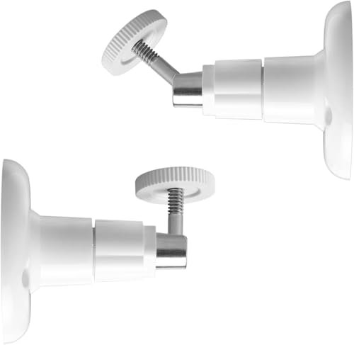 Bojueshaw Security Camera Bracket,2pcs Camera Wall Mount,360° Adjustable Screwless Bracket for Ring Outdoor Indoor Camera