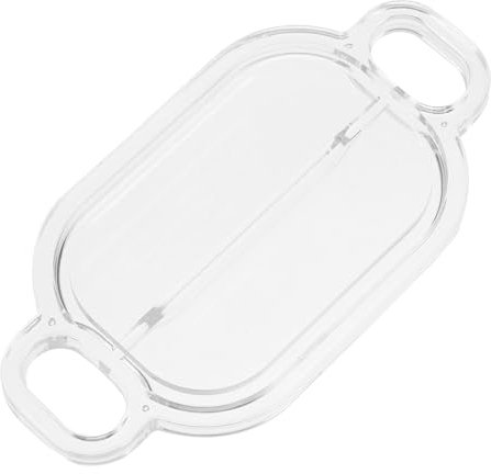 DINHEAROM Zubehör für Eismaschinen Düse Hersteller auslösen Entferner Eismaschine Zubehör Eismaschine Ersatzteil behandelte Schallwand Dessert-Maker-Panel Geräteblende Plastik Weiß