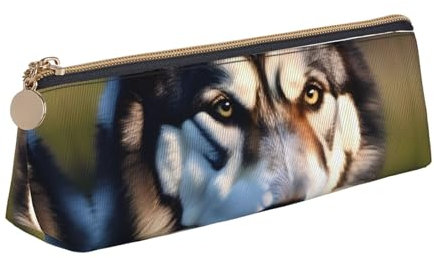 Mäppchen Große Kapazität Schöner Husky Student Federmäppchen Personalisierbar Griffelmappe, Für Schüler, Kindergarten, Jungen