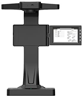 Dokumentenscanner, Smart Book Scanner Portable Dokumentscanner Eloam BS2000P. Mit 18. Mp Kamera, Ocr. Auto-Kurvenabflachungs- und Fingerabdruckentfernung