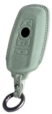FWNERGUL Étui for clé de Voiture Compatible avec BMW Série 1 2 3 5 7 X1 X3 X5 X6 F15 F16 F20 F22 F30 F32 G30, Accessoires Porte-clés(E1)