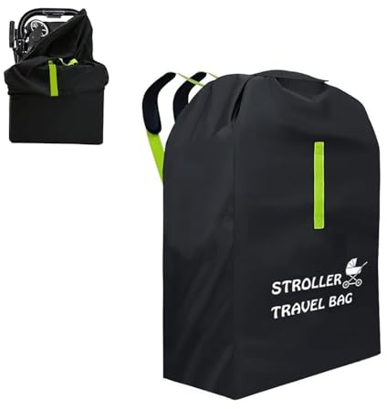 BNGXR Transporttasche Kinderwagen, Reisetasche/Schutzhülle Flugzeug, Große Kinderwagentasche für Flugreisen, Auch für Rollstühle und Lagerung Geeignet, Gate-Check-Tasche Wasserabweisend (120x63x43)