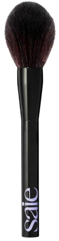 Saie All-Over Powder Makeup Brush - Fluffy Tapered Powder Brush for All-Over Application & Effortless Product Pickup - Made with Ultra-Soft, Cruelty-Free & Vegan Bristles (1 Count)