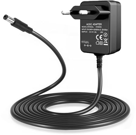 9V 1A Netzteil für Gitarren Pedal, Pedal Netzteil Adapter Mitte Negativ Hülse Positiv Wandladegerät für Effektpedal DC 5,5 mm x 2,1 mm