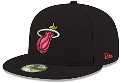 NBA Herren Offizielles 59 Fifty Fitted Cap, 59fiffty Fitted Cap, schwarz, 7.125