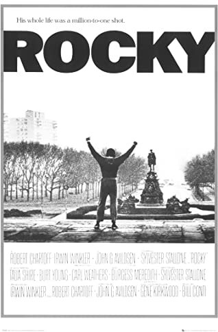 Close Up Rocky, Sylvester Stallone: C (1976) | US Filmplakat, Poster [59 x 84 cm]