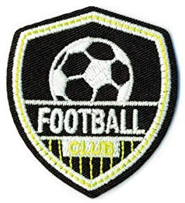 Iron-On Patch Football Club 5 x 5.50 cm Luminescent Yellow