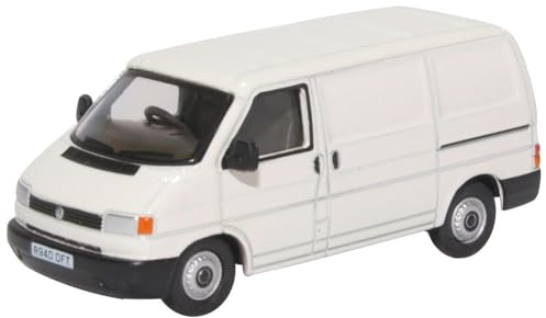 Oxford 76T4002 VW T4 Transporter Kasten Weiss Maßstab 1:76 Modellauto