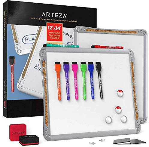ARTEZA ARTZ-8953 Whiteboard Set, silber, silber, 30.5 x 35.5cm, 2