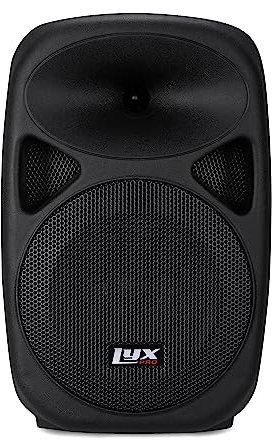 LyxPro 8” Inch Active PA Rechargeable Battery Speaker System, Equalizer, Bluetooth Connection, SD Slot USB MP3 AUX, Mic,1/4 1/8 3.5mm Inputs, SPA-8 Battery