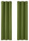 Deconovo Cortinas para Interiores, Opacas y térmicas, aislantes, Color Liso, 2 Unidades, con Ojales, 107 x 214 cm (Ancho x Alto), Verde