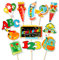 HOWAF 12pcs Schulanfang Cupcake Topper Dekorationen für Einschulung Tortendeko Schuleinführung Kuchen Dekorationen Fondant Muffins Zucker, für Junge Mädchen 1. Schultag Schulanfang Party Deko