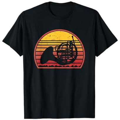 Funny Vintage Retro French Horn T-Shirt