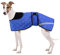 wasserdichte Hundemäntel, Outdoor-Hundebekleidung Pullover mit verstellbarem Band für mittelgroße und große Lurcher Salukis Hunde in der regnerischen Jahreszeit oder Winter - Blau