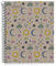 Miquelrius - Recycelter Spiralblock A5 - 80 Blatt 80 g - Raster 5 x 5 mm - 1 farbiger Streifen - Recyceltes Karton-Hardcover - Mond-Design, Öko-Optik