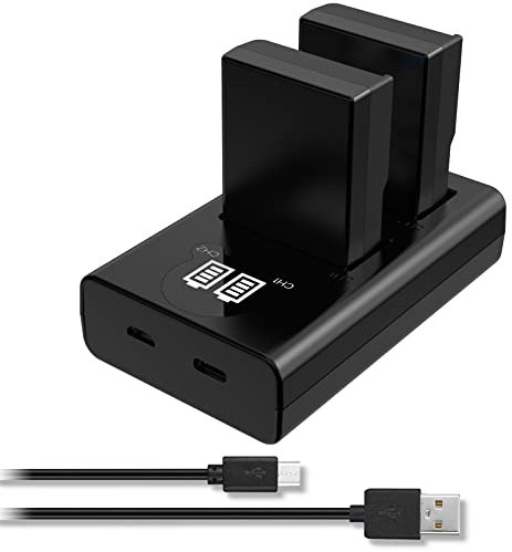 EN-EL9 EN-EL9A HOSAN 2 Batteria di Compatibile con Serie Nikon EN-EL9 EN-EL9a D40 D40x D40X D60 D5000 D3000