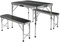 Campingtisch klappbar Alu Koffertisch Picknick Tisch Sitzgruppe Campingmöbel Set