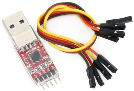 Sunrephant USB-zu-Seriell-Modul CP2102, USB zu TTL STC, Download-kompatibel, mit Dupont-Kabel
