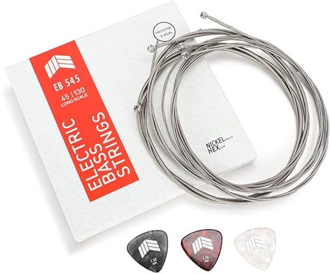 MOOZAK Cordes pour guitare basse (5 cordes, basse électrique)