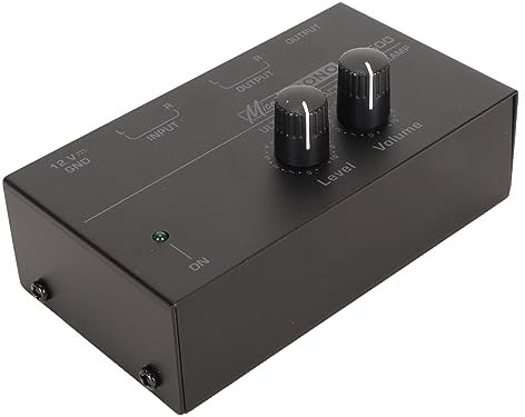 Phonograph Preamp 1/4 Output Ultra Low Noise 100-240V Independent Volume Control Compact Turntable Phono Preamp (UK Plug)