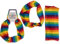 Out of the blue Haarband Regenbogen