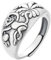 PAURO Herren Damen Chinesisches Tierkreiszeichen Ehering Ring Einstellbar Charmante Horoskope Schmuck AFFE