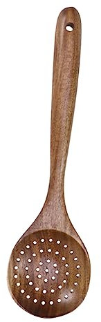 Cabilock passoire en bois de service fendue à soupe de cuisine couverts de table gadget de cuisine en bois teck petits outils spatule de cuisine, SZIT34873M21R
