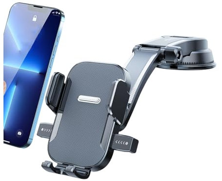 Adunsiaoto Universal Handyhalterung Auto, Handyhalterung Auto Lüftung, Autohalterung 360° Drehbar, Saugnapf-Wasserfall-Autotelefonhalterung für Windschutzscheibe(Sunburst)