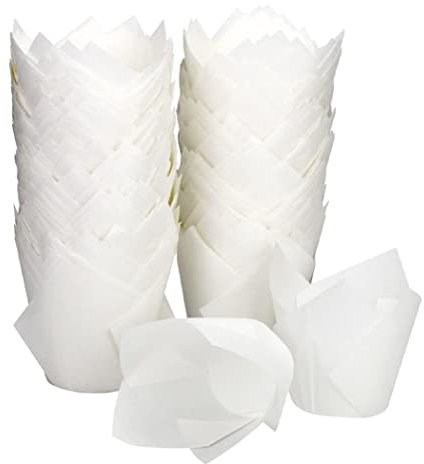 La carta da cottura Pirottini for cupcake, mini pirottini for muffin, pirottini for cupcake, pirottini for muffin, 200 pezzi pirottini for cupcake a forma di tulipano