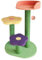 SHIBOHAN Arbre à Chat 70cm Multicolore avec Balle Jouet pour Chaton pour Chats Adultes Chat Feuilles Fleur