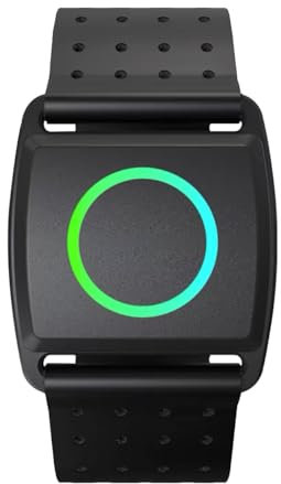 EZON Heart Rate Monitor C022Pro,Bluetooth& ANT+ Heart Rate Monitor Armband with HR Zone LED Indicator,Optical HRM Sensor for Running Cycling Gym,Compatible with Peloton/Wahoo/Polar/Strava