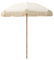 NOIRDA Sombrilla De Playa Bohemia con Flecos, Toldo con Protección Solar UPF50+, Sombrilla Portátil para Patio Exterior, 200 Cm De Diámetro, Blanca
