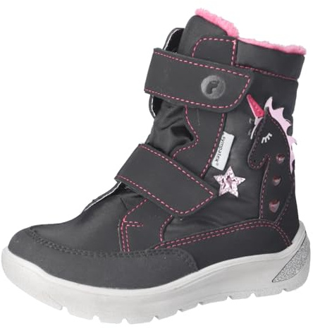 RICOSTA Mädchen Stiefel Annika, Kinder Boots, Weite: Mittel, lose Einlage, Sympatex, Blinklicht