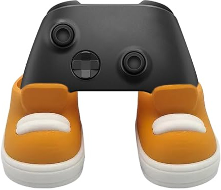 Generisch Lot de 2 supports de manette | Support de manette de jeu en forme de chaussure pour PS5 Switch | Support mural impression 3D pour configuration | Support de manette peu encombrant pour la