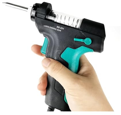 Soldering Station, Electric Solder Suction Gun SS-331 SS-331H ESD LCD Digital BGA Tin Pump Suction Absorb Soldering Iron Hot Desoldering Station(Desoldering Gun)
