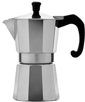 AsiaShopping Moka CAFFETTIERA Una 3 Tazze per Caffe' Espresso Classica Alluminio NAPOLETANA
