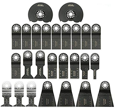 EsportsMJJ 26Pcs Oszillierende Multitool Säge Blatt Zubehör Kit Für Fein Multimaster Bosch Makita