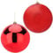 Christmas Concepts® Packung Mit 2-200mm Kugeln - Glänzendes & Glitzer-Design - Riesige Weihnachtskugeln (Rot)
