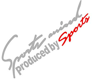 Dandeliondeme Auto Styling Sport Geist Aufkleber Emblem Abzeichen Auto Scheinwerfer Motorhaube Aufkleber Anzug für Ford Mercedes-Benz BMW Volkswagen Passat Audi Weiß + Rot 30x10.5cm