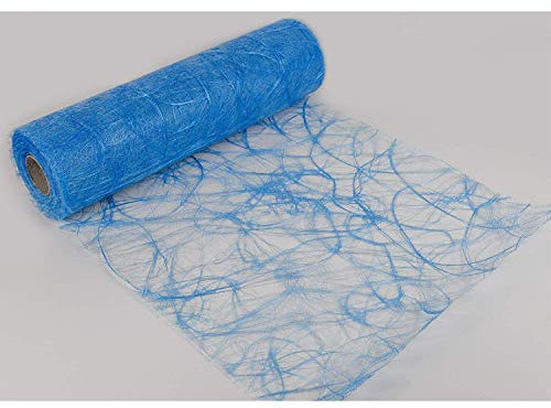 Sizoweb Tischläufer Tischband 25 Meter Rolle zur Dekoration für verschiedene Anlässe wie Ostern, Weihnachten, Hochzeit oder Taufe (Farbe: Hellblau, Maße: 30 cm x 25 m, besonders robust, abwaschbar)