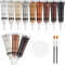 SEISSO wood filler Kit,12 Colors Wood Filler,Wood Furniture Repair Kit,laminate floor repair kit,Cracks,Floor Furniture Repair Scratches,Cracks,Hole for Floor,Table,Door,Cabinet,Christmas Gifts(12PCS)