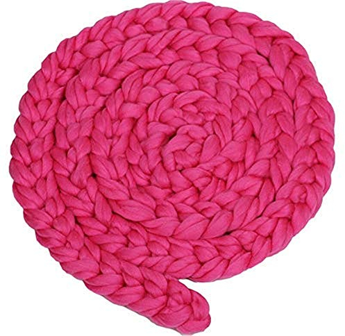 Nicole Knupfer Neugeborenen Baby Fotografie Fotoshooting wickeln Requisiten Strickstoff Stretch Twist Geflecht (Rose rot)