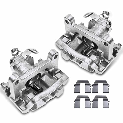 Frankberg 2x Bremssattel Bremszange Hinten Links Rechts (mit Halter Lochabstand Halterung 120mm) Kompatibel mit Transporter IV Sharan Alhamb.r.a Galaxy Replace# 7D0615424B